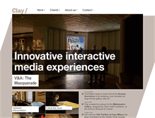 Tablet Screenshot of clayinteractive.co.uk